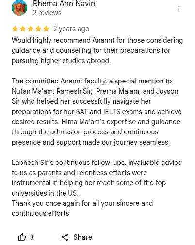 Rhema Ann Navin Google review
