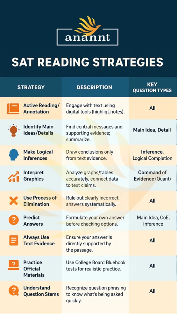 SAT Exam Reading Strategies for Key Questions