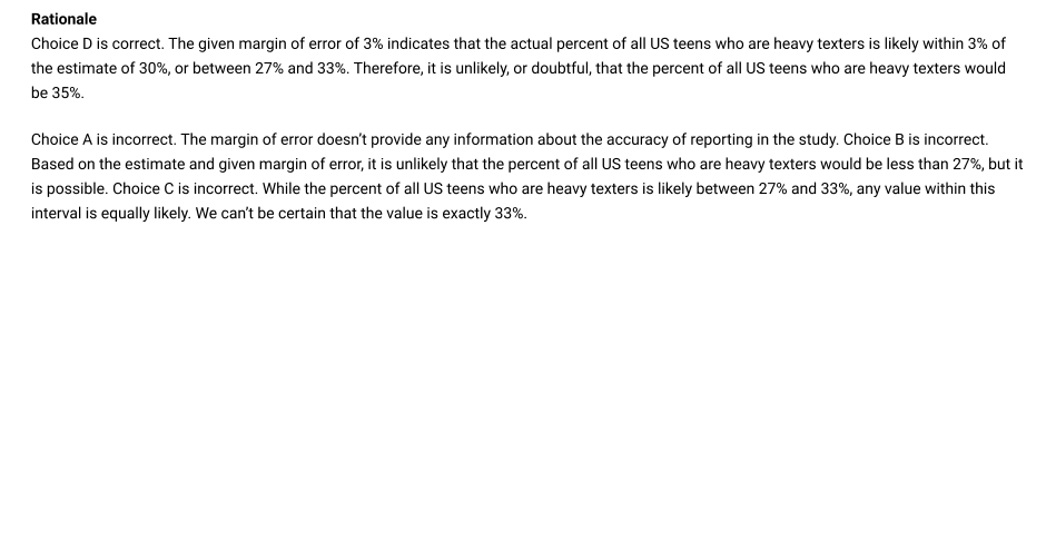 Official rationale for question 3