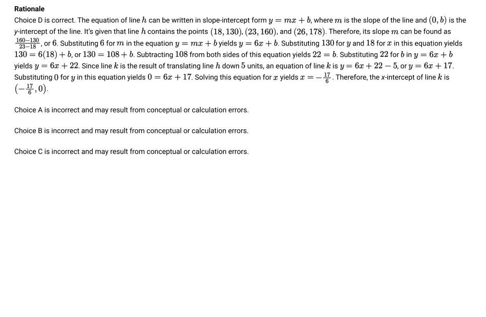 Official rationale for question 9