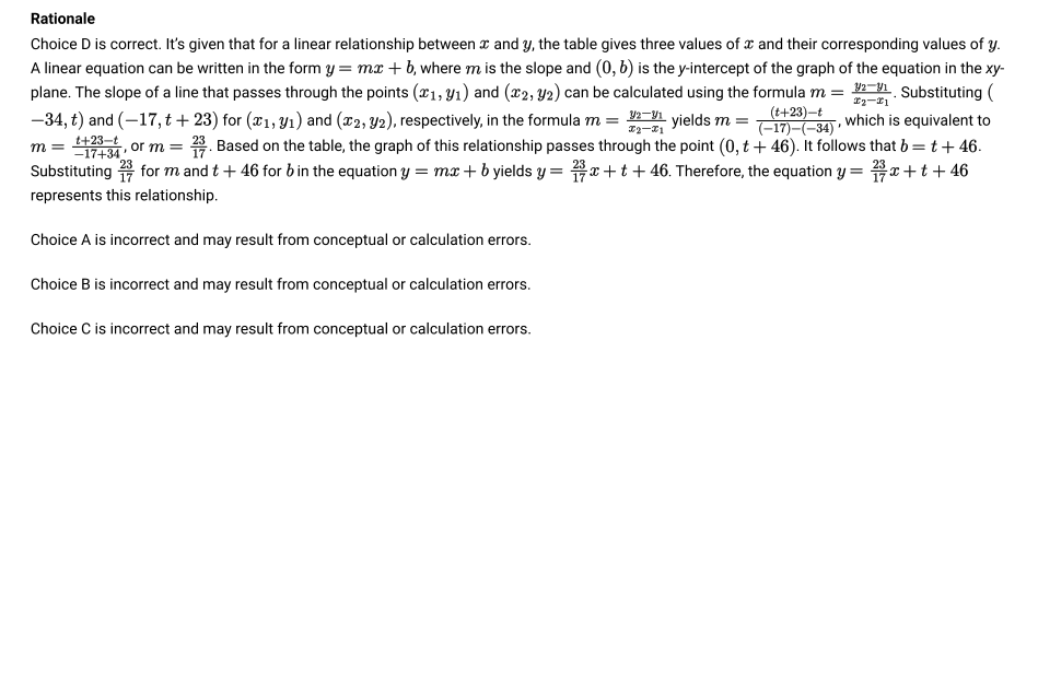 Official rationale for question 13