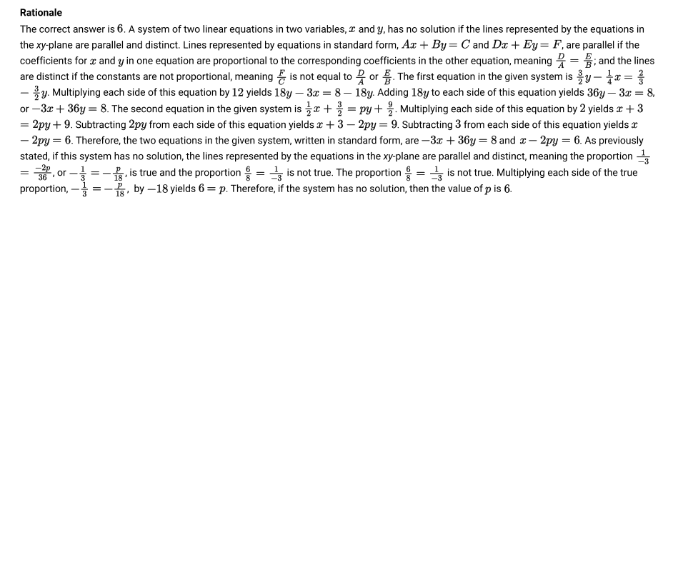 Official rationale for question 17