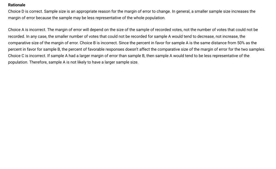 Official rationale for question 18