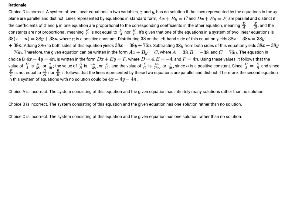 Official rationale for question 30