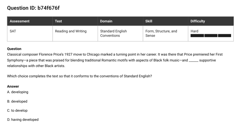 Question 25, source Question ID b74f676f