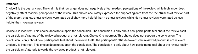 Official rationale for question 13