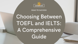 "Comparison chart showing differences between IELTS and TOEFL tests including format, scoring, and acceptance."