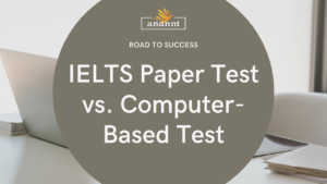 "Infographic comparing IELTS Paper Test and Computer Test features, benefits, and drawbacks."