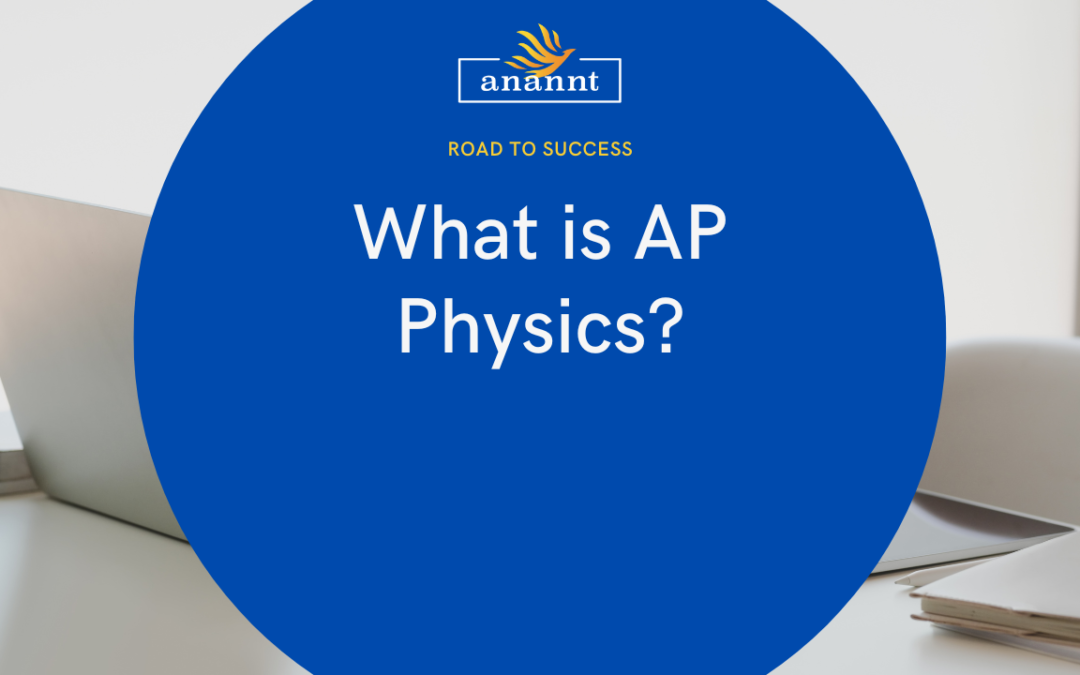 Overview of AP Physics courses infographic